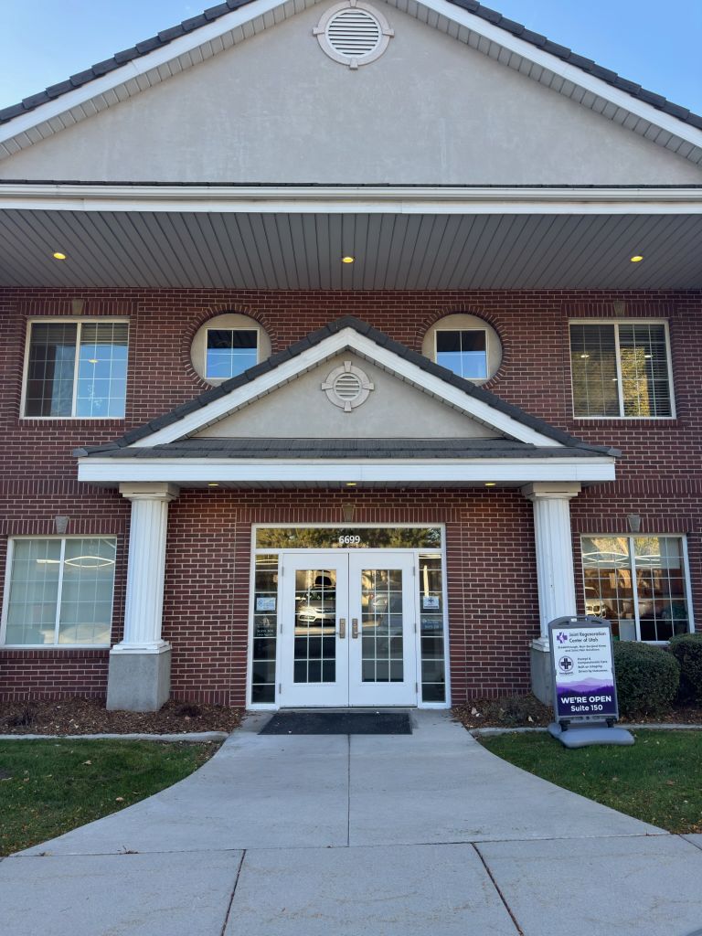 JRCU building entrance — Suite 150, Murray Utah