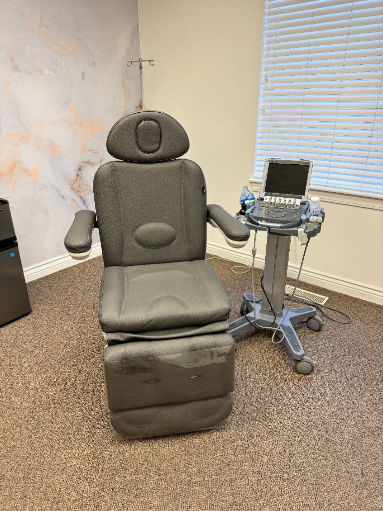 JRCU treatment room with ultrasound equipment