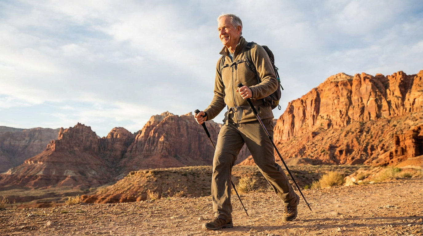 Avoid knee replacement with regenerative therapy — active patient after treatment