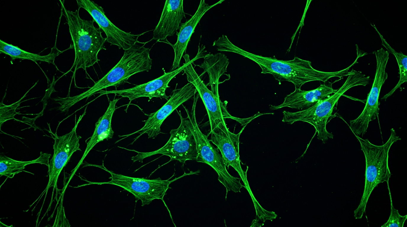 Mesenchymal stem cells — fluorescence microscopy regenerative medicine